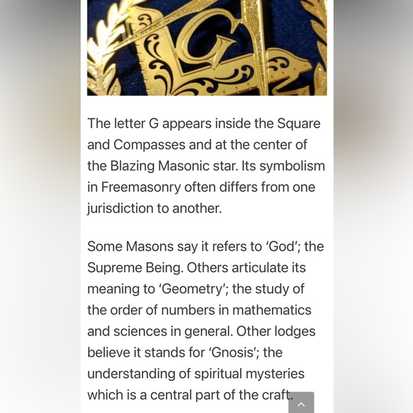 Freemasonry Symbol flex-fit hat with the letter G Great meaning behind Symbols - Picture 8 of 9